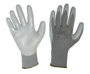 GUANTO NITRILE GRIGIO POLSO MAGLIA