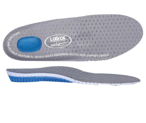 PLANTARE ANATOMICO IN GEL GRIGIO/BLU