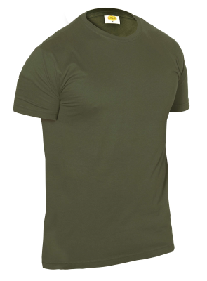 T-SHIRT COTONE 135GR TUB. VERDE MILITARE
