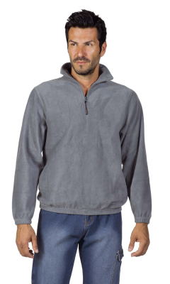 PYLE CON ZIP CORTA GRIGIO