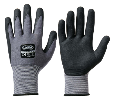 GUANTO POLIESTERE SPALM.FOAM NITRILE NERO