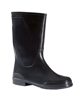 STIVALINO DONNA NERO PVC