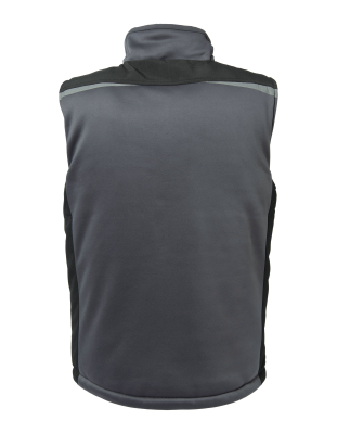 GILET SOFTSHELL GRIGIO IMBOTTITO