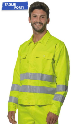 GIUBBINO COTTON/POLY GIALLO HV