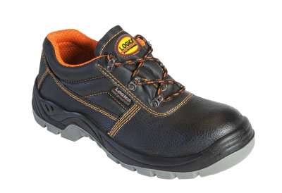 SCARPA BASSA PELLE NERA S3