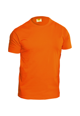 T-SHIRT COTONE 135 GR TUBOLARE ARANCIO