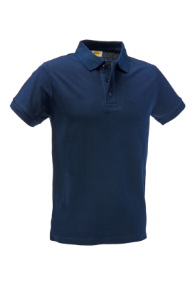 POLO BLU M/C 100% COTONE TOP
