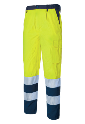PANT.ALTA VISIB. GIALLO/BLU FUSTAGNO