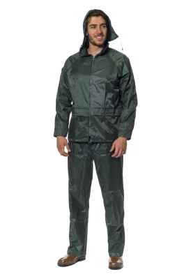 COMPLETO IMPERM.POLIESTERE VERDE