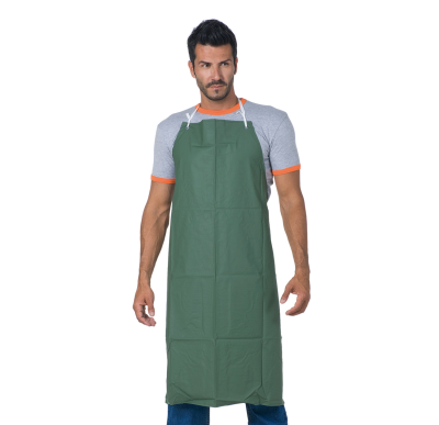 GREMBIULE PVC LEGG.75X110 VERDE LOGICA
