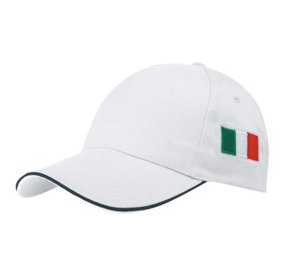 CAPP. 5 PANN.CON PIPING BIANCO