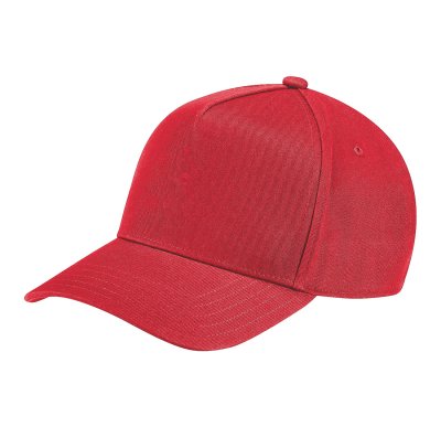 CAPPELLINO ROSSO 5 PANN.CON VISIERA