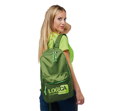 ZAINETTO IN NYLON VERDE MILITARE