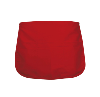 GREMBIULE POLICOTONE DA BAR ROSSO