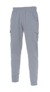 PANTALONE IN FELPA GRIGIO C/TASCONE