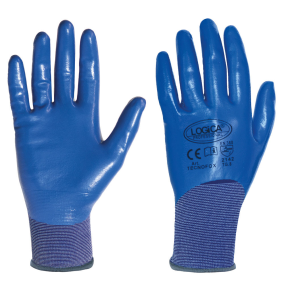 GUANTO NYLON FINEZZA 18 RICOPERTO BLU