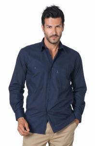 CAMICIA TELA REATTIVA BLU NAVY