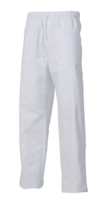 PANTALONE C/ELAST.COTONE BIANCO
