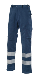 PANT. 370GR BLU CON DOPPIA BANDA CAT.