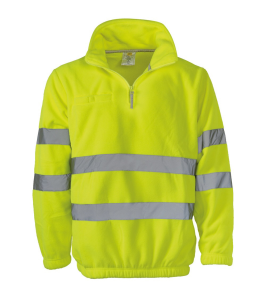 PYLE HV ZIP CORTA  GIALLO C/BANDE