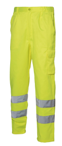 PANTALONE FUSTAGNO HV GIALLO C/TASCONE