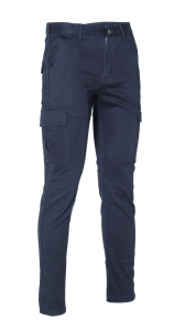 PANT.INVERNALE 98%COTONE 2% LYCRA BLU