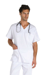 CASACCA BIANCA OSPEDAL.COTONE GS