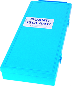 CUSTODIA PER GUANTI DIELETTRICI IN PVC