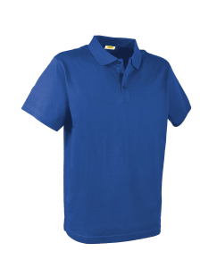 POLO JERSEY 100%COT.165 GR.BLU ROYAL