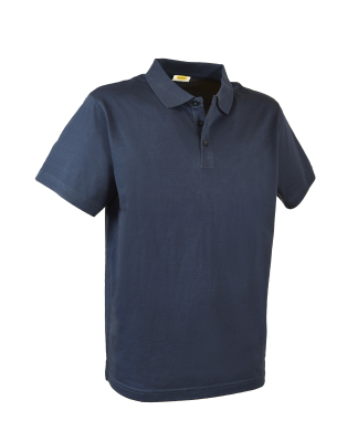 POLO JERSEY 100%COT.165 GR.BLU