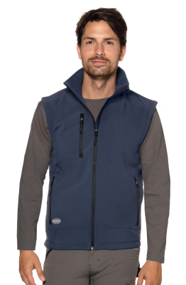 GILET SOFT-SHELL BLU