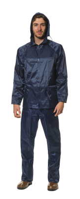 COMPLETO IMPERM.POLIESTERE BLU