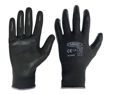 GUANTO POLIESTERE/NITRILE NERO