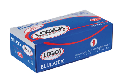 GUANTO LATTICE SPESSORATO BLU CF.50PZ