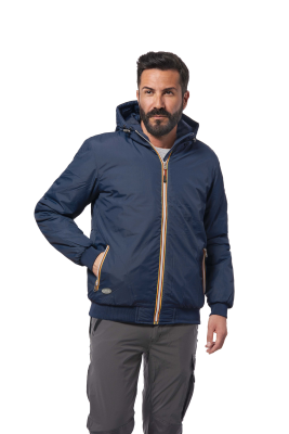 GIUBBINO IN NYLON BLU