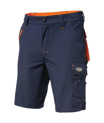 BERMUDA STRETCH BLU/ARANCIO 140 GR.C/BOX