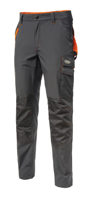 PANT.STRETCH GRIGIO/ARANCIO 140 GR.C/BOX