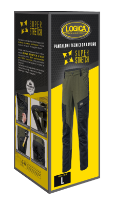 PANTALONE VERDE MULTITASCHE 250GR