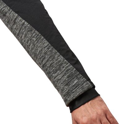 MICROPYLE STRETCH ZIP LUNGA GRIGIO