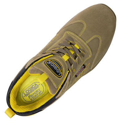 SCARPA BASSA  SCAMOSCIATA BEIGE S1P SRA