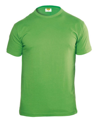 T-SHIRT COTONE 135 GR TUBOLARE VERDE MELA