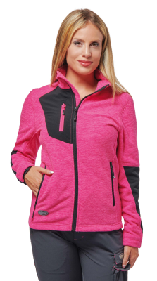 MICROPYLE DONNA STRETCH ZIP LUNGA FUCSIA