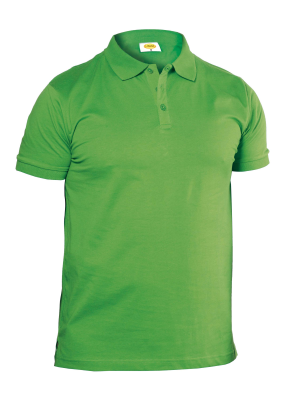POLO JERSEY 100%COT.165 GR. VERDE MELA