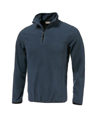MICROPYLE CON ZIP CORTA BLU/NERO
