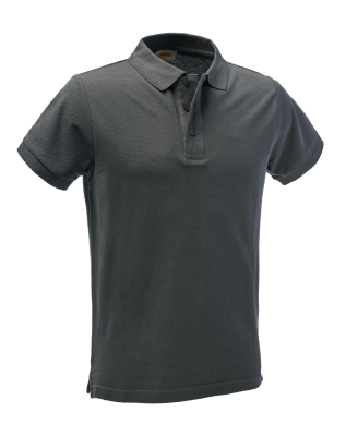 POLO GRIGIA PIOMBO M/C 100% COTONE TOP
