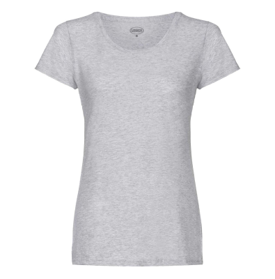 T-SHIRT DONNA GIROCOLLO 135 GR COTONE GRIGIA