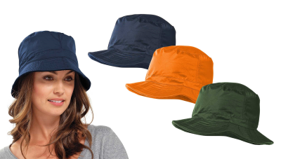 CAPPELLO ARANCIO FLUO TASLON FODER.ROTONDO