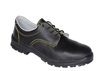 SCARPE BASSE S3 HRO PELLE NERA MAGGIORATE INOX