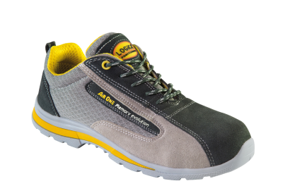 SCARPA BASSA SCAMOSCIATA GRIGIA S1P SRC