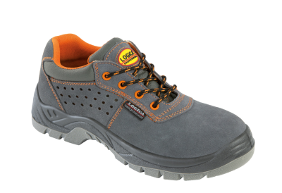 SCARPA BASSA SCAMOSCIATA GRIGIA S1P